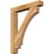 Ekena Millwork Imperial Block Rough Sawn Bracket w/ Offset Brace, Western Red Cedar, 6"W x 34"D x 42"H BKT0604X34X42IMP05RWR - alternate 1